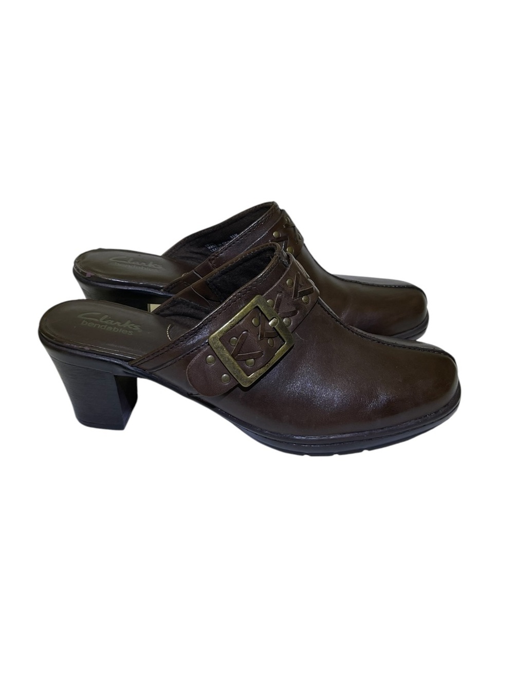 Clarks Women’s Size 8.5 US
Bendables Brown Leather Slip On Comfort Mules 83545 - Picture 2 of 16